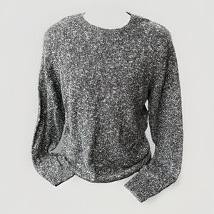 Calibrate Men’s Black Marled Soft Knit Sweater XL Crew Neck Long Sleeve